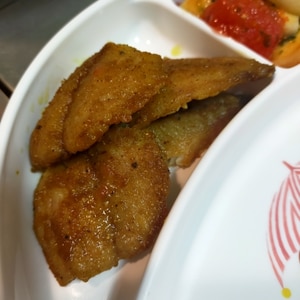 アジのカレー風味揚げ